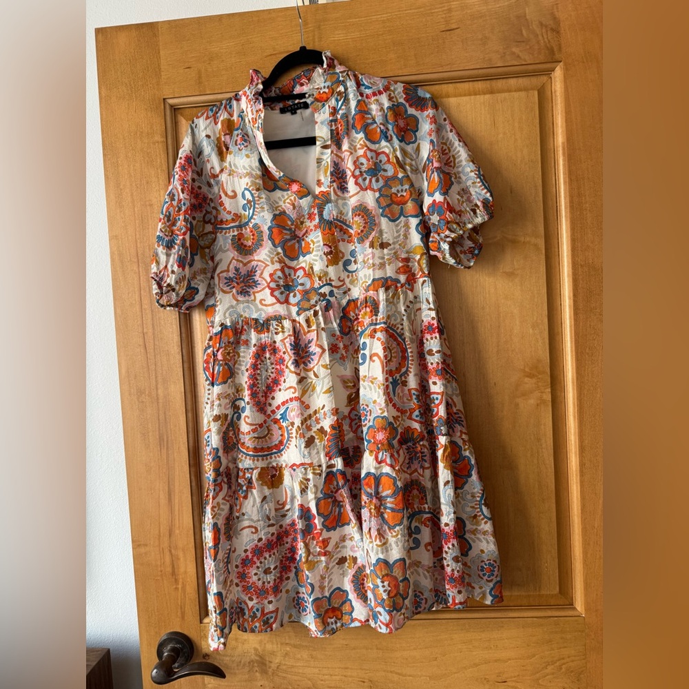 1. State Multicolor Paisley Midi Dress